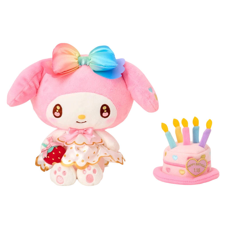 Sanrio My Melody Dolls Plush Doll W20*L20*H11.5cm / W18.5*L10*H18cm