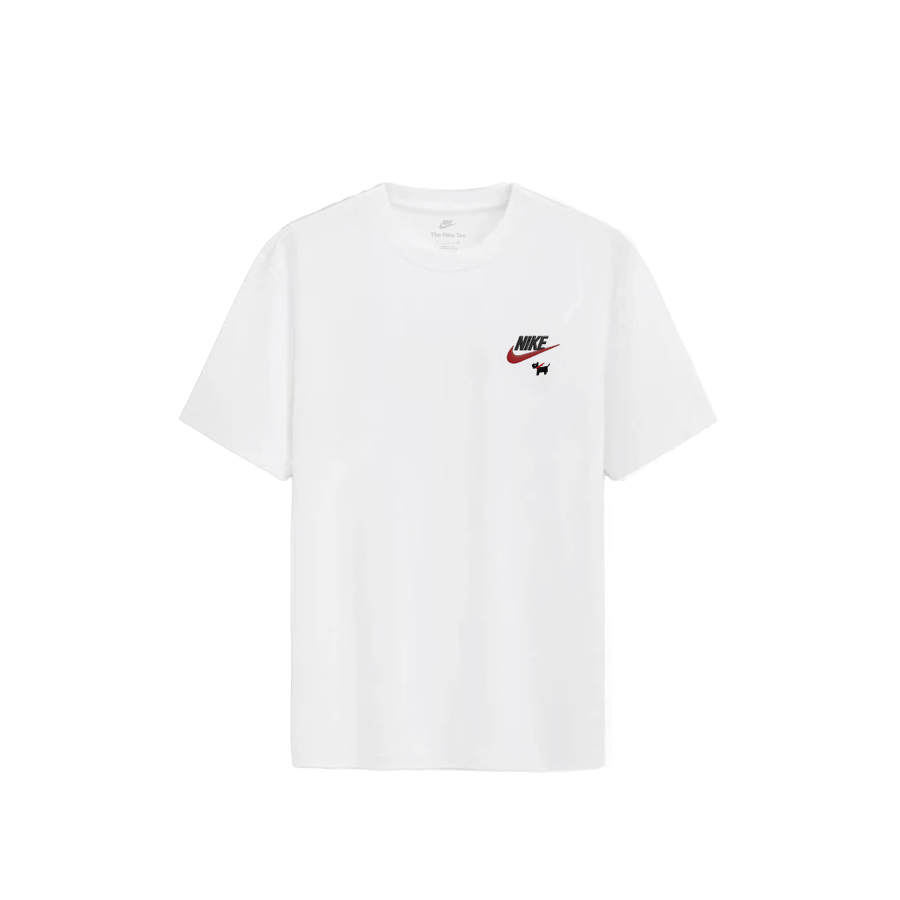 Nike Nike Sportswear T Shirts Unisex White Crew Neck Moderate Straight Fit