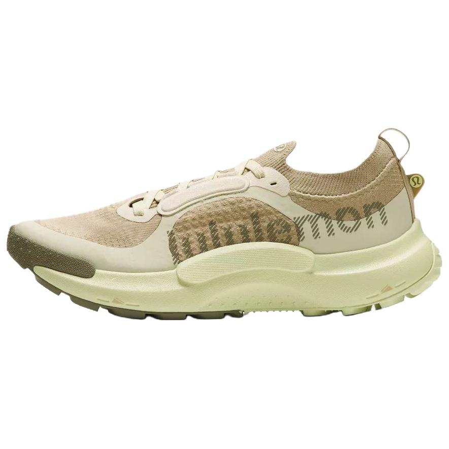 Lululemon Wildfeel Trail Running Shoes Men's Beige Apricot Light Green