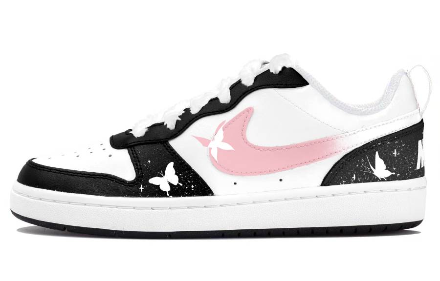 Nike Nike Court Borough Low top Kids' Skateboarding Shoes Black Teenagers