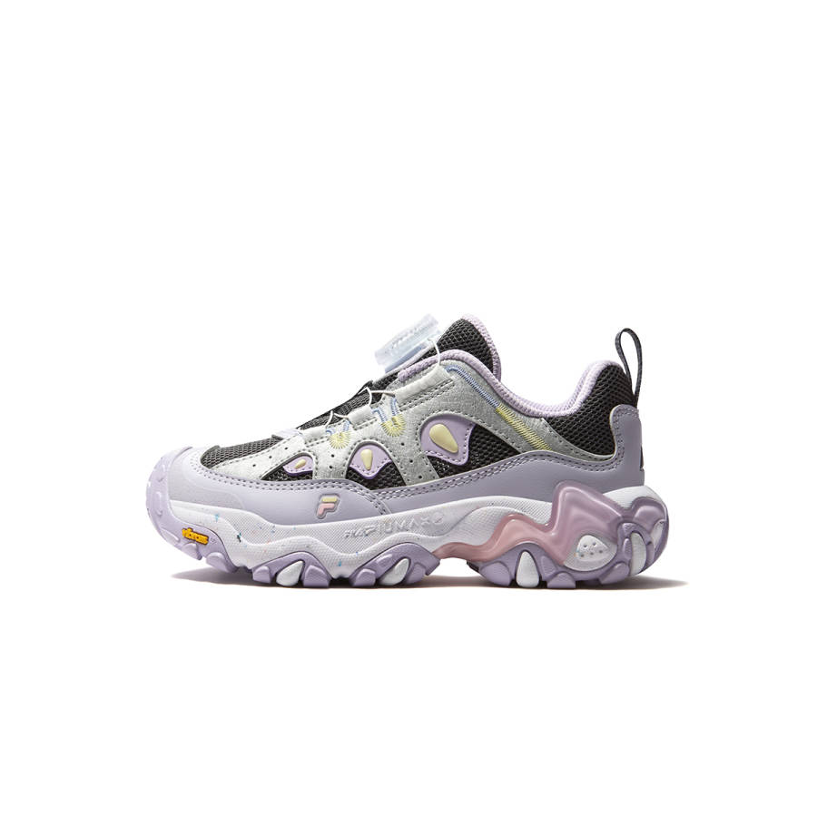 FILA KIDS PERFORMANCE FPF Fabric Low top Outdoor Shoes Asphalt Gray/Space Silver Kids'