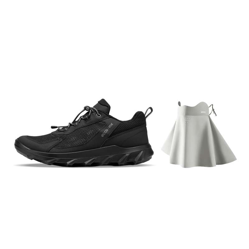 Ecco Driver Cushioning Abrasion Resistant Breathable Lightweight Low top Casual Shoes Men's Black