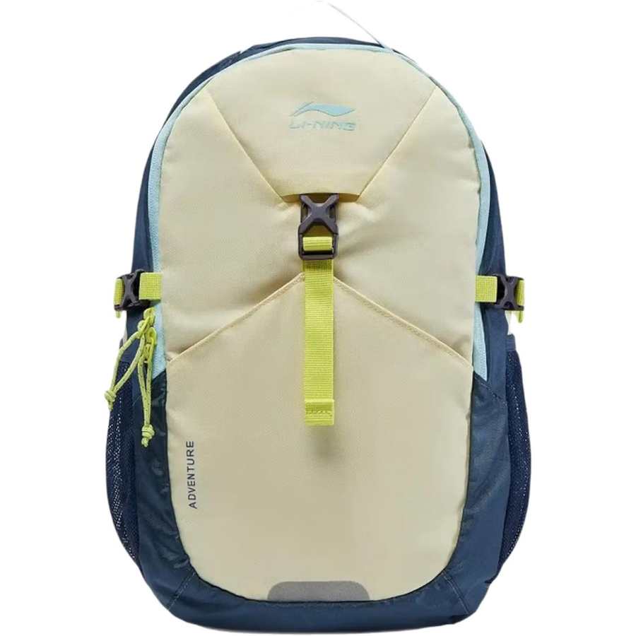 Li-Ning Li Ning Sports Life Collection Polyamide Backpack Unisex Multicolor & Beige & Yellow
