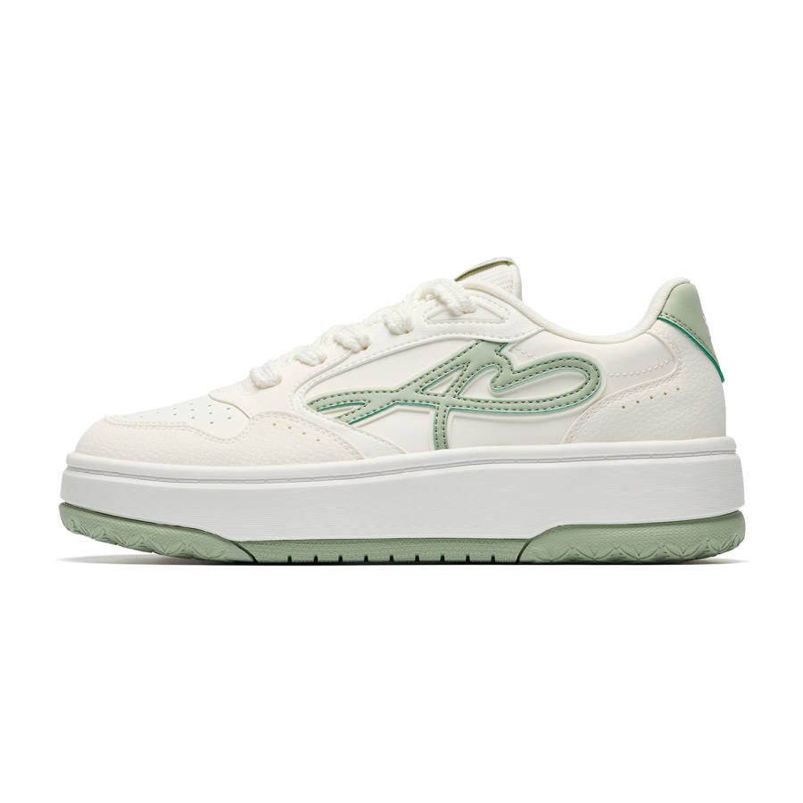 Anta Sunny Breeze Cushioning Abrasion Resistant Breathable Low top Skateboard Shoes Women's Fresh Green