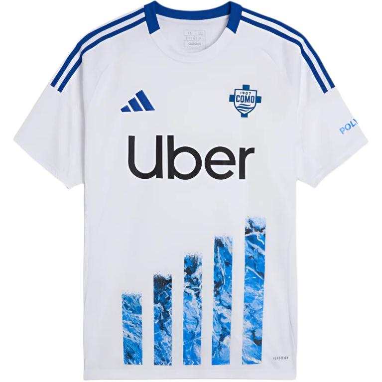 Adidas Adidas Soccer Jerseys Unisex White Crew Neck Moderate