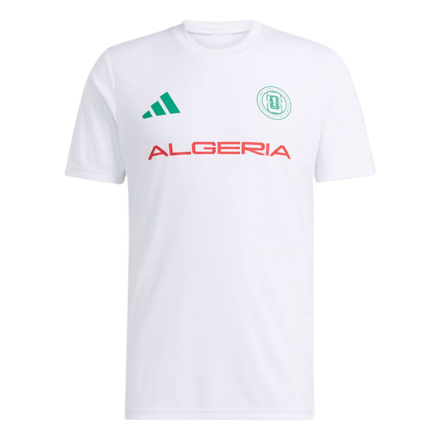Adidas Adidas Soccer Jerseys Men's White Crew Neck Moderate
