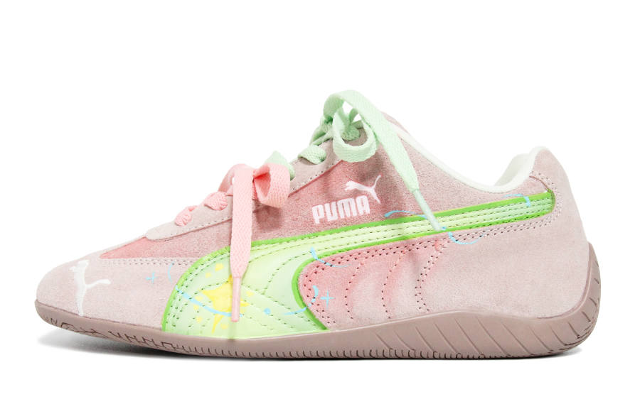 PUMA Speedcat Walking Planet, Guava Stars Coverage Balance Low top Casual Shoes Women's Pink Green