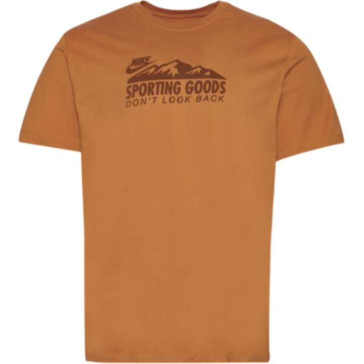 Nike Nike T Shirts Men's Brown Crew Neck