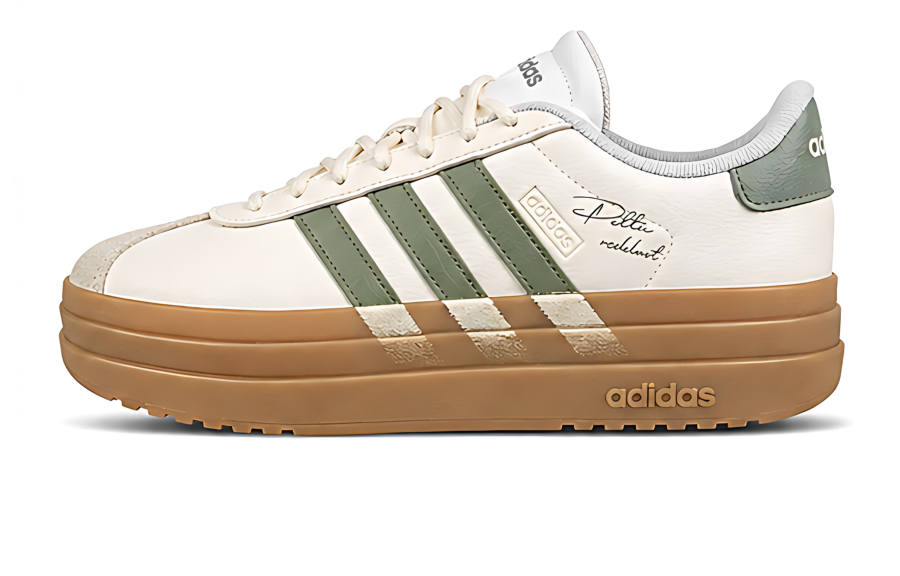 Adidas Adidas VL Court Bold Slip Resistant Cushioning, Impact Resistance, Abrasion Resistant, Height Increasing Low top