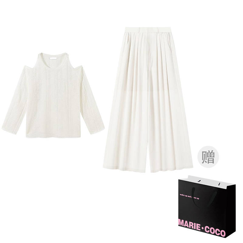 MARIE·COCO Casual Suits Women's Crew Neck Moderate