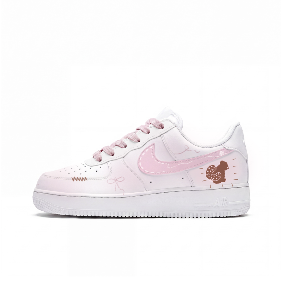 Nike Nike Air Force 1 Slip Resistant, Abrasion Resistant, Lightweight Low top Skateboard Shoes Women's Pink