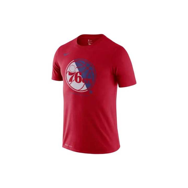 Nike Nike DRI FIT NBA T Shirts Men's Red Crew Neck Moderate