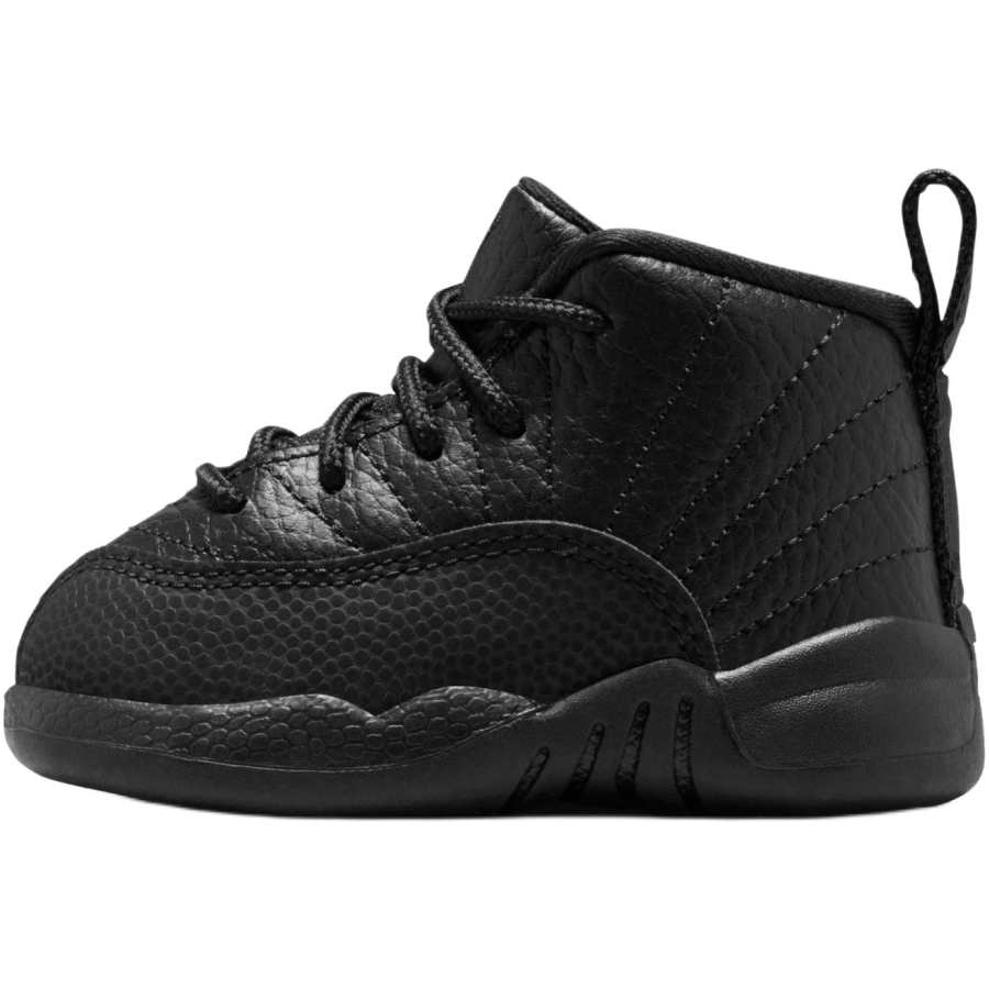 Jordan Jordan Air Jordan 12 Mid top Toddler Shoes Black Infant And Toddler
