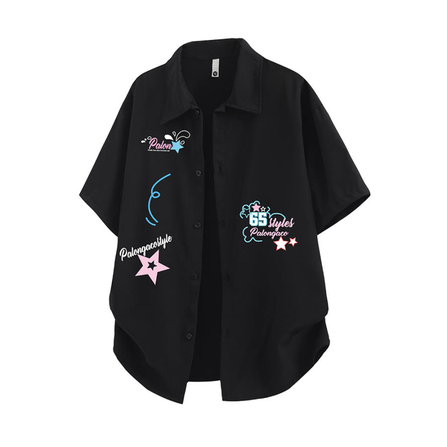 PAL ONGACO Shirts Unisex Lapel Thin Shirt
