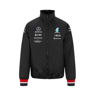 Mercedes-Benz Mercedes Benz Racing Suits & Motorcycle Suits Men's Black Stand Collar Moderate