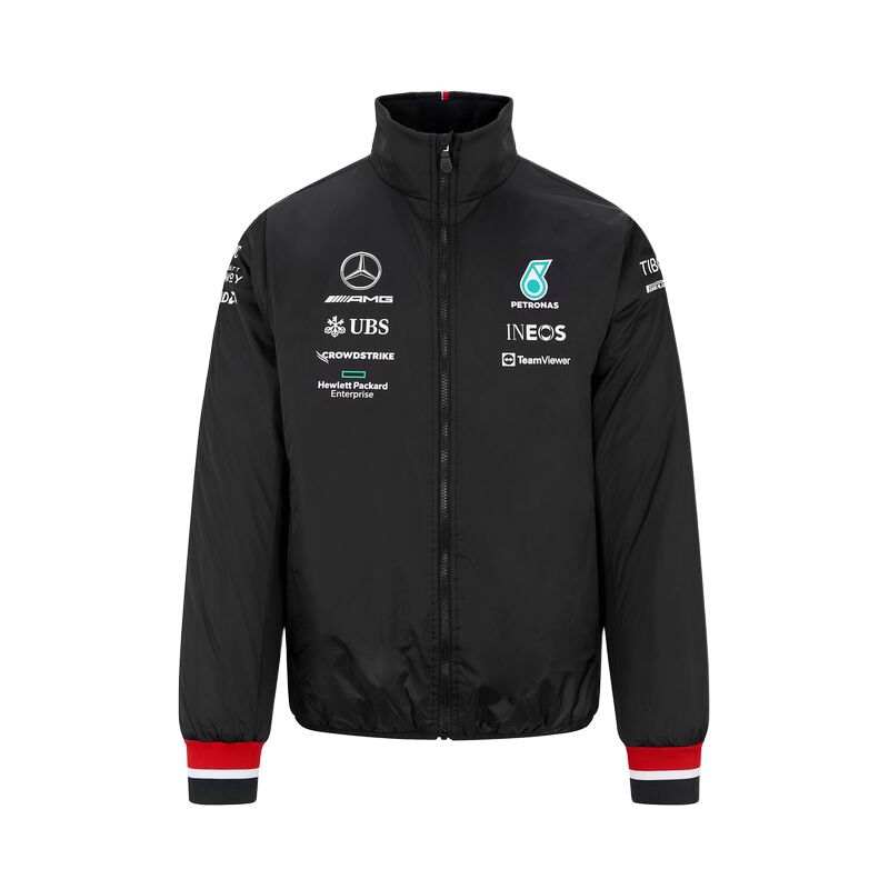 Mercedes-Benz Mercedes Benz Racing Suits & Motorcycle Suits Men's Black Stand Collar Moderate