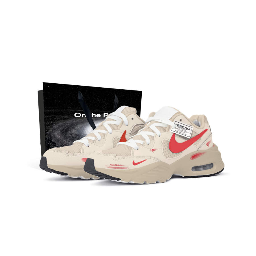 Nike Nike Air Max Fusion Abrasion Resistant Lightweight Low top Casual City Commuting Running Shoes Unisex Beige