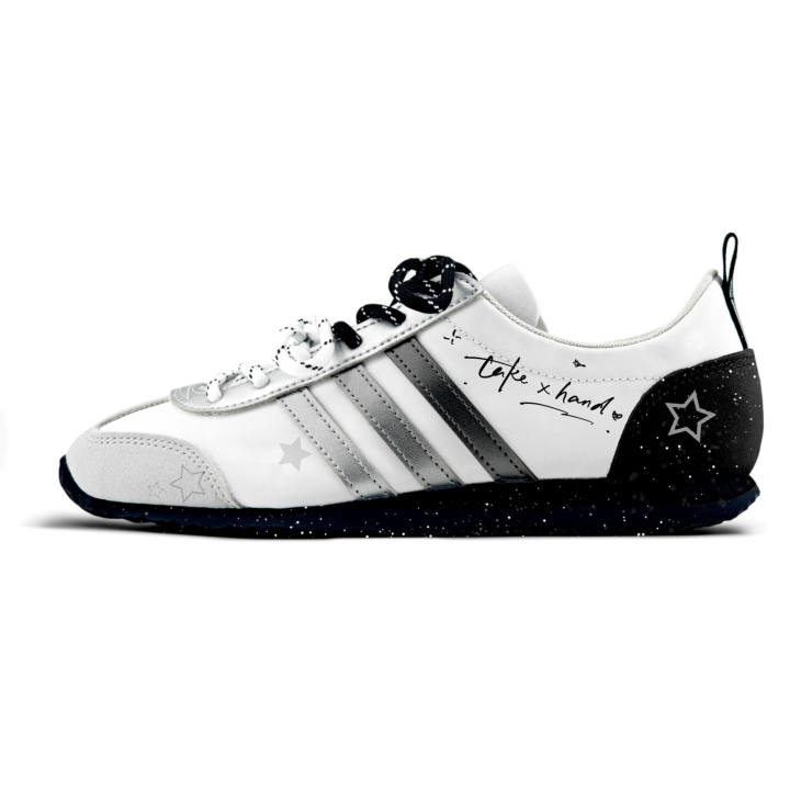 Adidas Adidas VS JOG 2.0 Starry Night Appointment Low top German Army Trainers Unisex Black White Silver