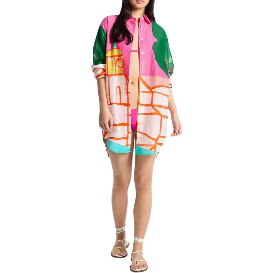 MICHAEL KORS x CHRISTINA Long Sleeved Dress Women's
