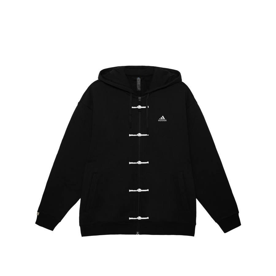 Adidas Adidas Jackets Men's Black Hooded Non Detachable Thickened Other