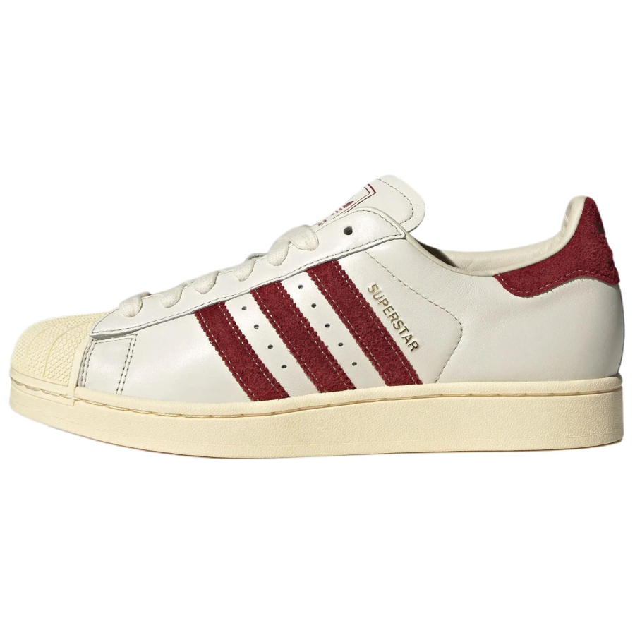 Adidas Originals Superstar 2 Skateboard Shoes Unisex White Red