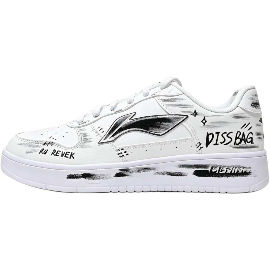 Li-Ning Li Ning Floating Boat Abrasion Resistant Lightweight Breathable Low top Skateboard Shoes Men's