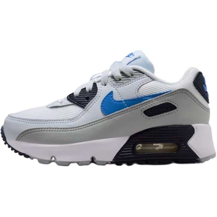 Nike Nike Air Max 90 Low top Running Shoes White Gray Kids'