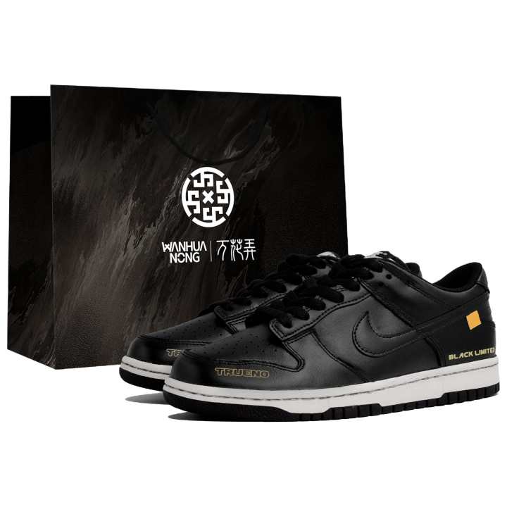 Nike Nike Dunk Slip Resistant Low top Skateboard Shoes Unisex Black White