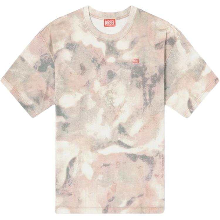 DIESEL T Shirts Men's Multicolor Crew Neck Moderate Straight Fit