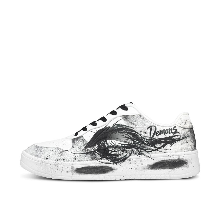 Li-Ning Li Ning Floating Boat Shadow Companion Slip Resistant Cushioning Low top Skateboard Shoes Men's