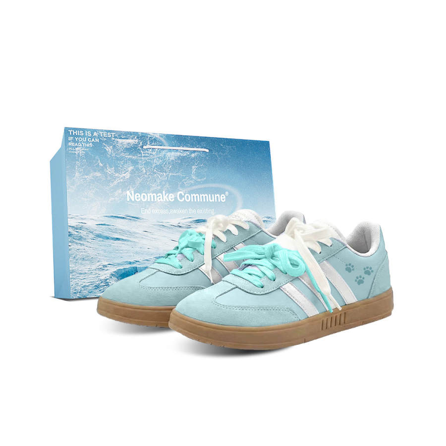 Adidas Adidas Gradas Low top Skateboard Shoes Unisex Mint Blue