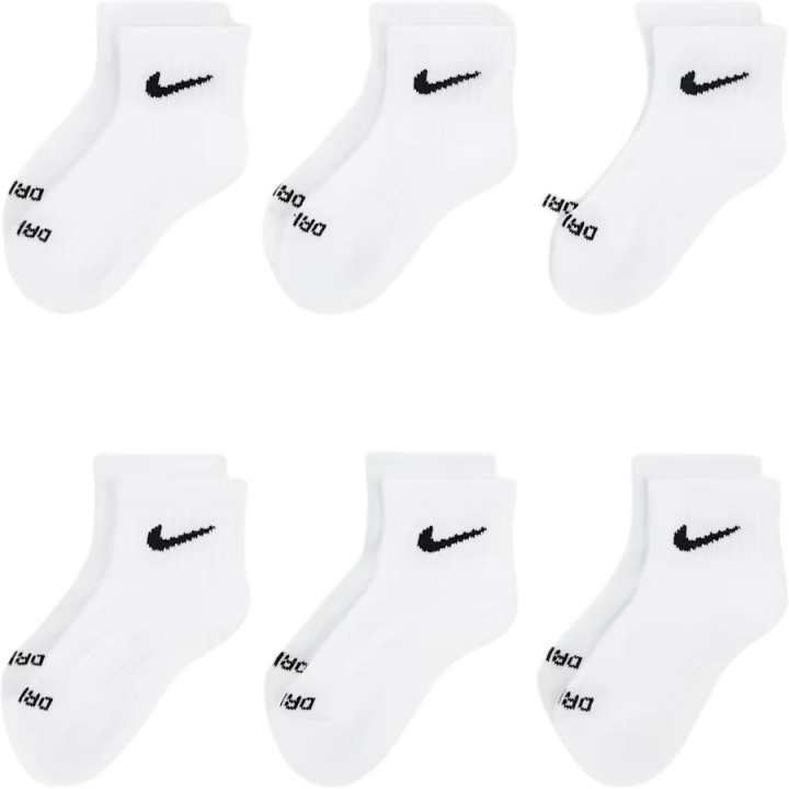 Nike Nike Dri Fit Socks 6 Pack Children Aged 3 7 Years Old