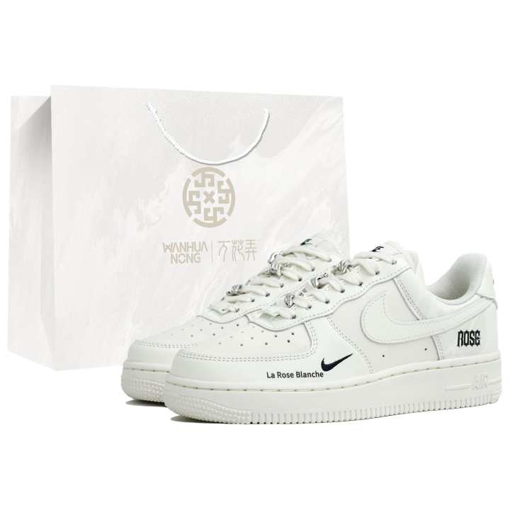 Nike Nike Air Force 1 Low top Skateboard Shoes Women's White