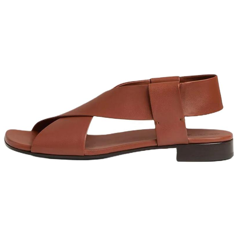 Loro Piana Marge One Strap Sandals 1.5cm Women's Pepper
