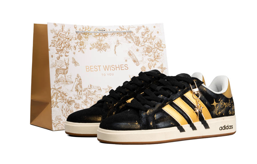 Adidas Adidas Grand Court Base 00s Fashion Trend Slip Resistant Cushioning, Impact Resistance, Abrasion Resistant Low top