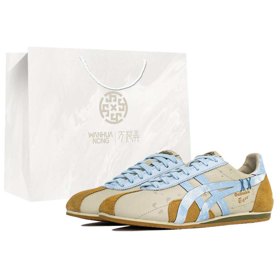 Onitsuka Tiger Runspark Kaleidoscope, Beach Wander, Shopping Bag Abrasion Resistant Abrasion Resistant Low top