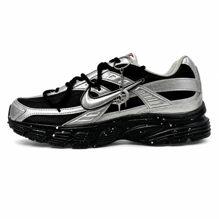 Nike Nike Initiator Slip Resistant Abrasion Resistant Low top City Commuting Running Shoes Men's Black White