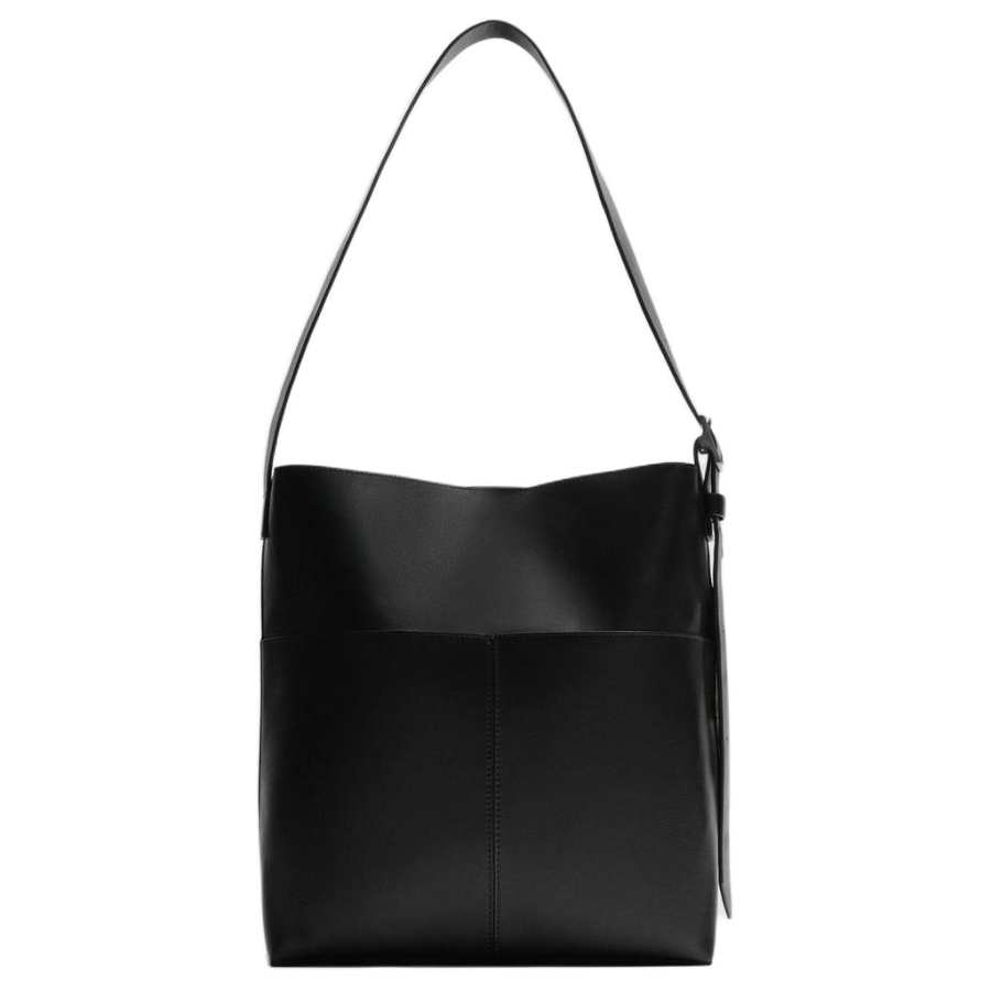 ZARA Pu Crossbody Bags Unisex Black