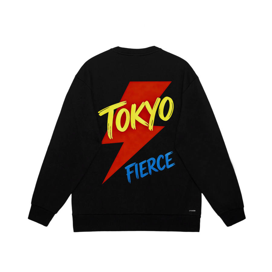 Li-Ning Li Ning Table Tennis Collection Letter Print Pattern Casual Fleece Lined Long Sleeved Sweatshirt Men's