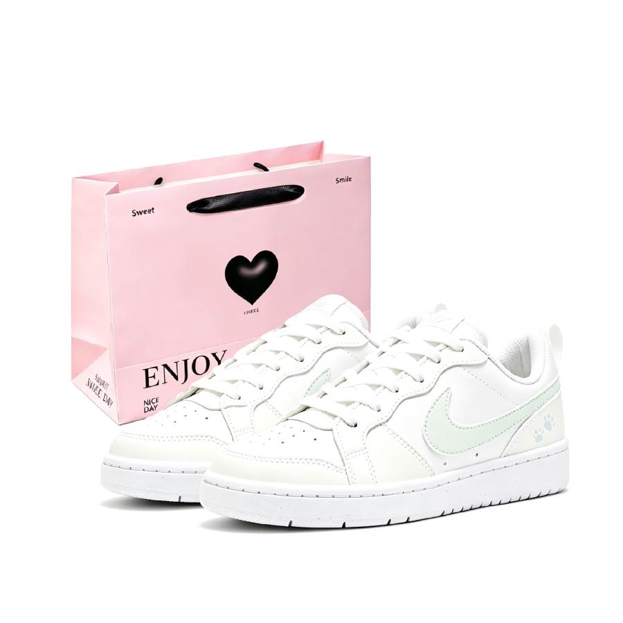 Nike Nike Court Borough Slip Resistant Low top Skateboard Shoes Women's Azure