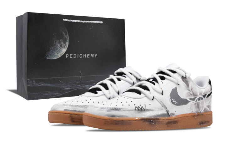 Nike Nike Court Vision 1 White Ink Prologue, Special Shopping Bag, Trendy Versatile, American Vintage Low top