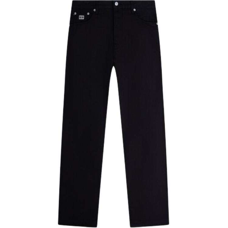 Tommy Hilfiger Jeans Men's Black 1 BZ Moderate Straight Fit Pants