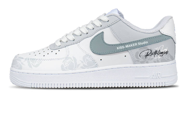 Nike Nike Air Force 1 EPI Leather Breathable Lightweight Height Increasing Mid top Casual Shoes Unisex White