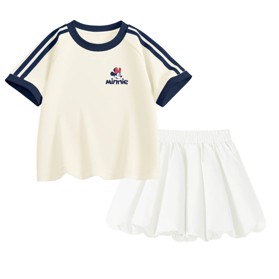 Disney Kids Casual Sportswear Crew Neck Thin Stretch