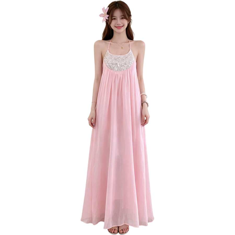 VENICEW Sleeveless Dress Women's