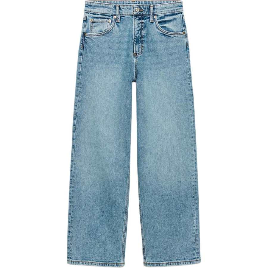 ZARA Jeans Women's Medium Blue Moderate Straight Fit Pants