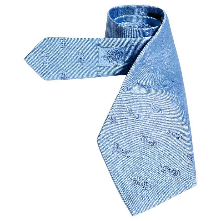 GUCCI GUCCI Silk Ties Men's Light Blue