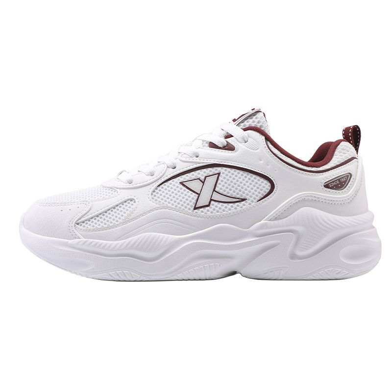 XTEP Cloud Sea Low top Casual Running Shoes Men's White Red