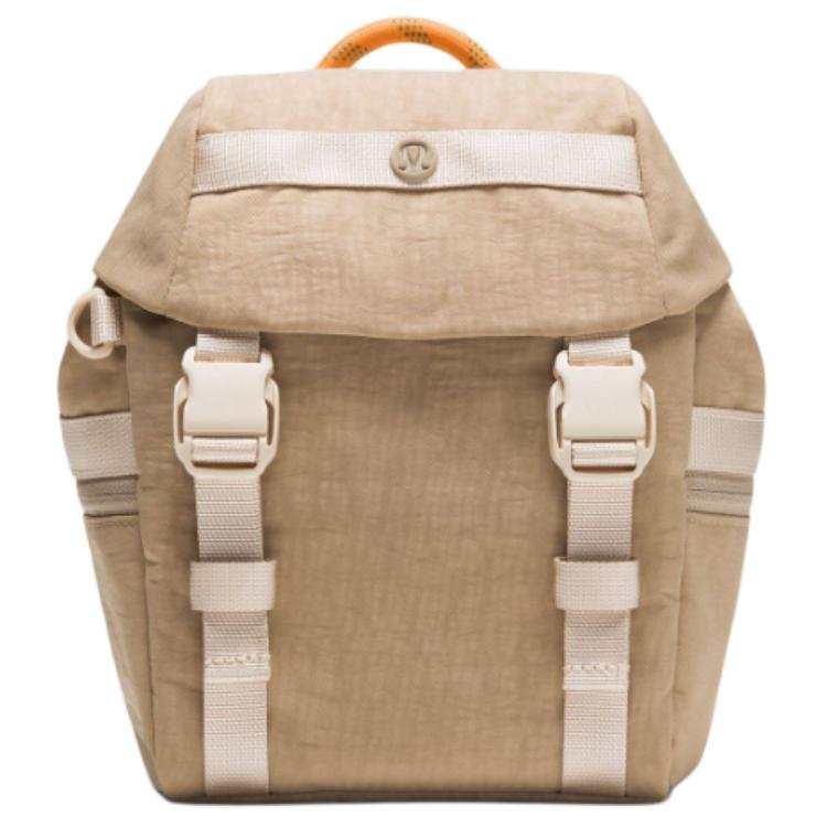 Lululemon Lululemon Wunderlust Multifunction Backpack Mini Unisex Fun & Khaki & Early Tea Brown