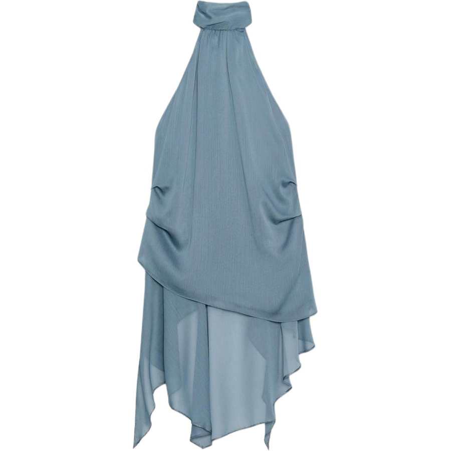 ZARA ZW Tank Tops Women's Blue Gray Other